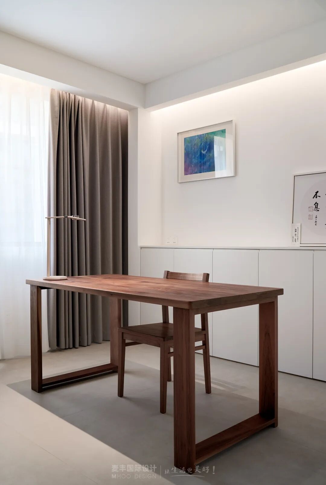 MHOO|新湖菲林500㎡极简风：空境之美，力量的克制-36