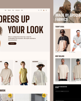 Fashion Online Store UX UI Design