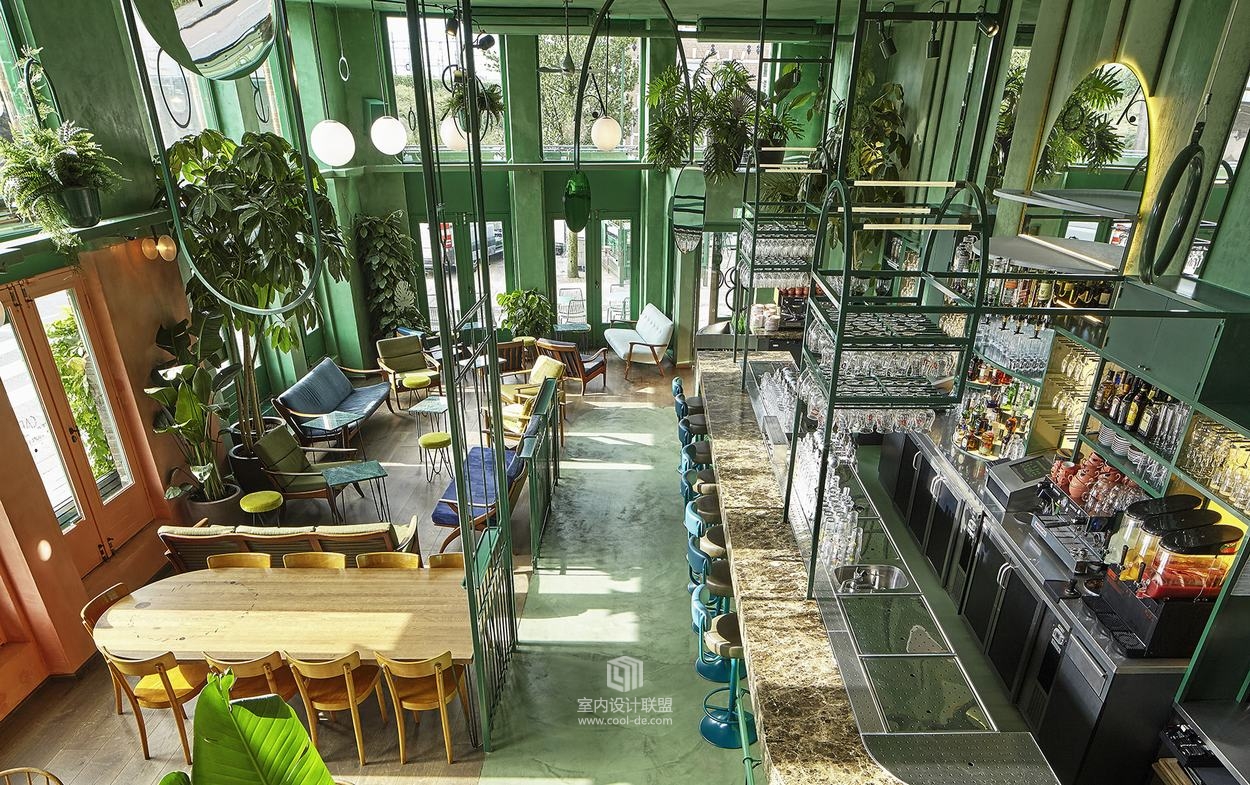 街角雨林，都市绿野 - 阿姆斯特丹酒吧设计-18