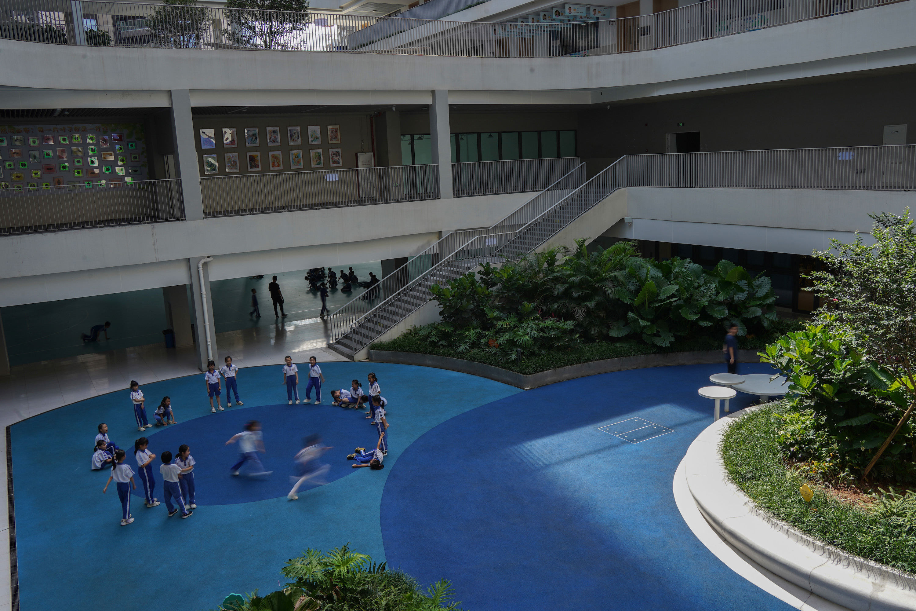 红岭教育集团 华富实验学校丨中国深圳丨大小景观,深圳市建筑设计研究总院有限公司,广州天泓-150