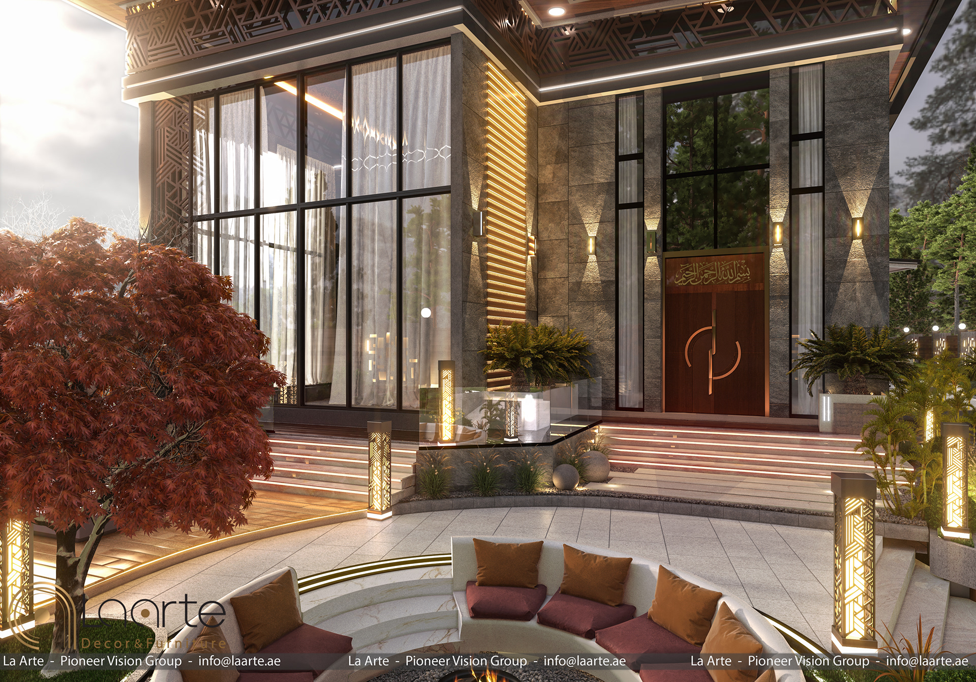 欧洲私人宫殿别墅户外景观设计丨laarte.ae-5