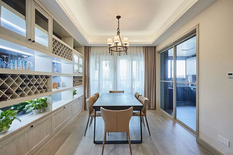 嵌入式餐边柜酒柜设计，实用与情趣两不误-13