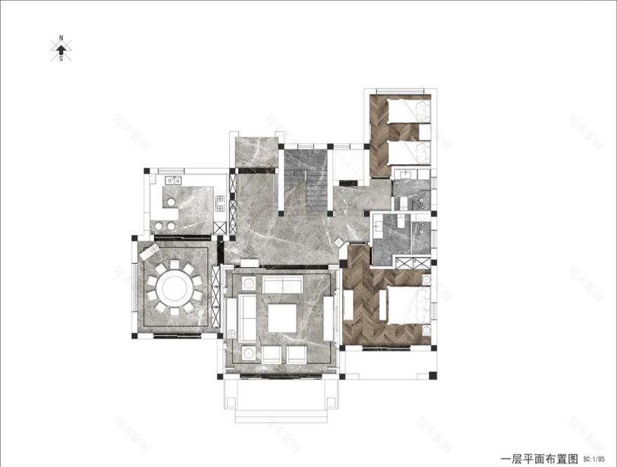 招商海德花园新中式独栋别墅设计-4