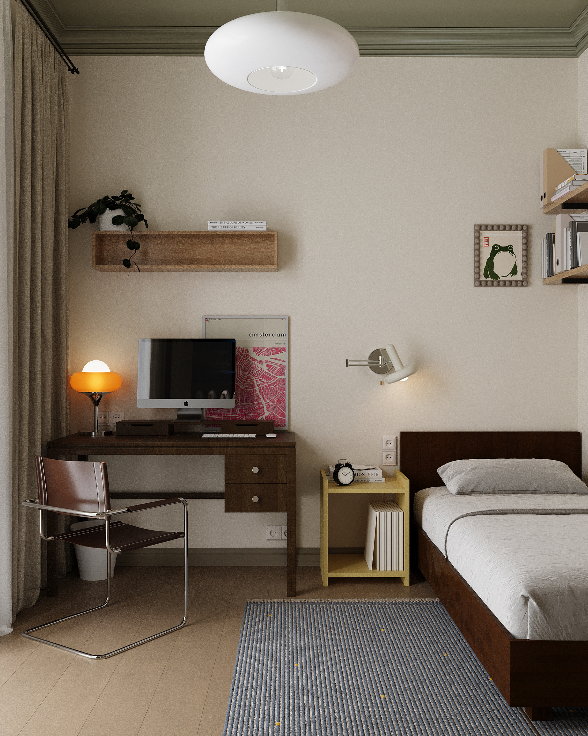 Unnatov（Юннатов）公寓设计项目丨俄罗斯莫斯科丨设计师萨沙·米哈伊洛娃-41