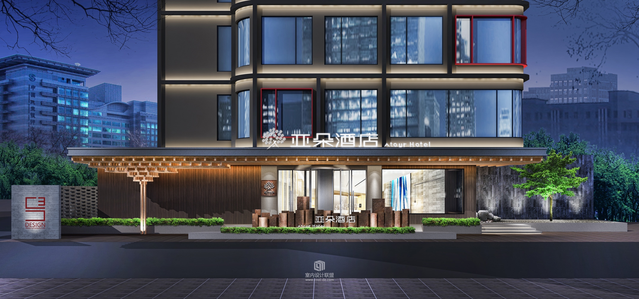 舍宅坊 讲究生活体验 先来一波亚朵酒店效果图~-35