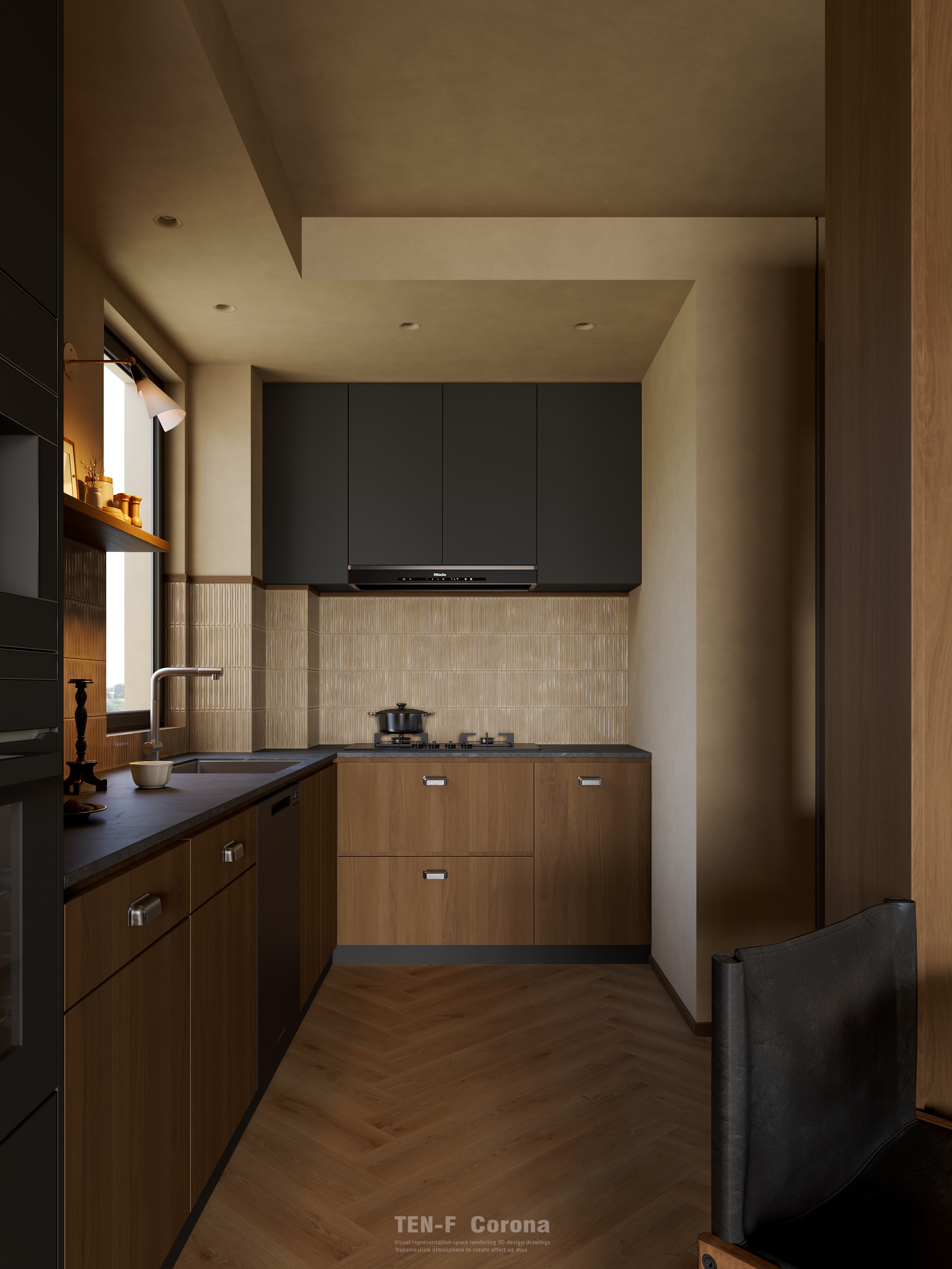 小户型中古风-8