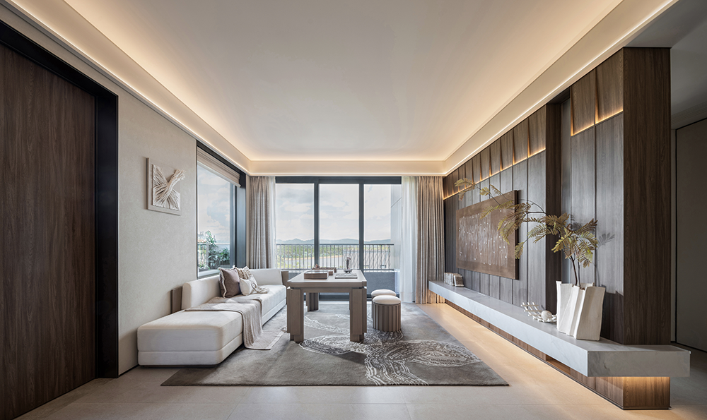 万宁·万华万岭麓湾上叠别墅样板间丨中国万宁丨深圳市盘石室内设计有限公司,万华室内设计中心-4