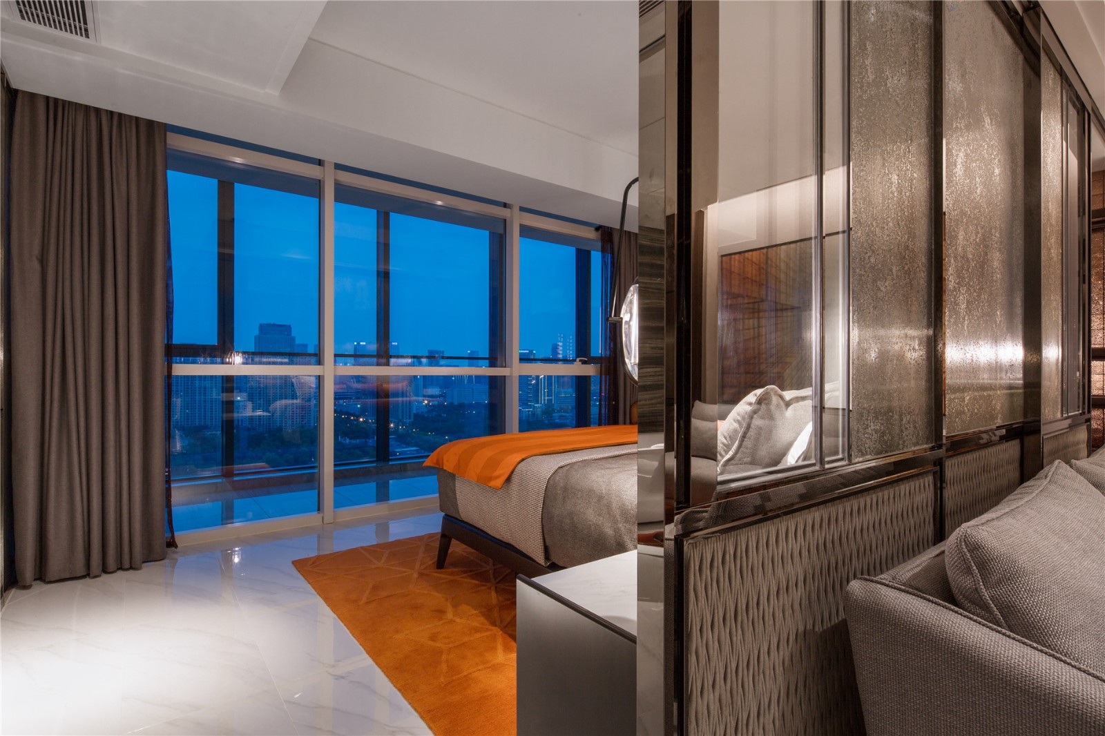 69㎡现代个性酷雅样板间  天艺陈设-9