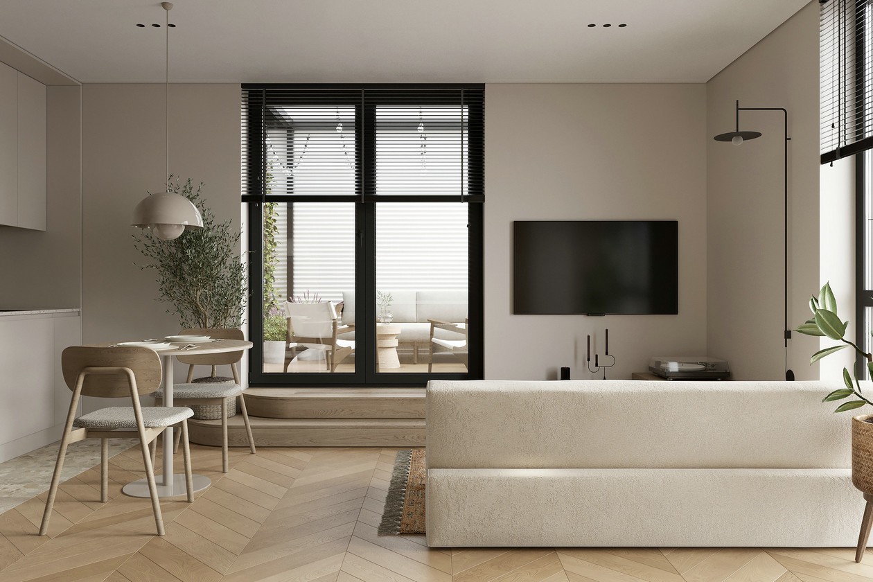 86㎡小空间公寓设计-2