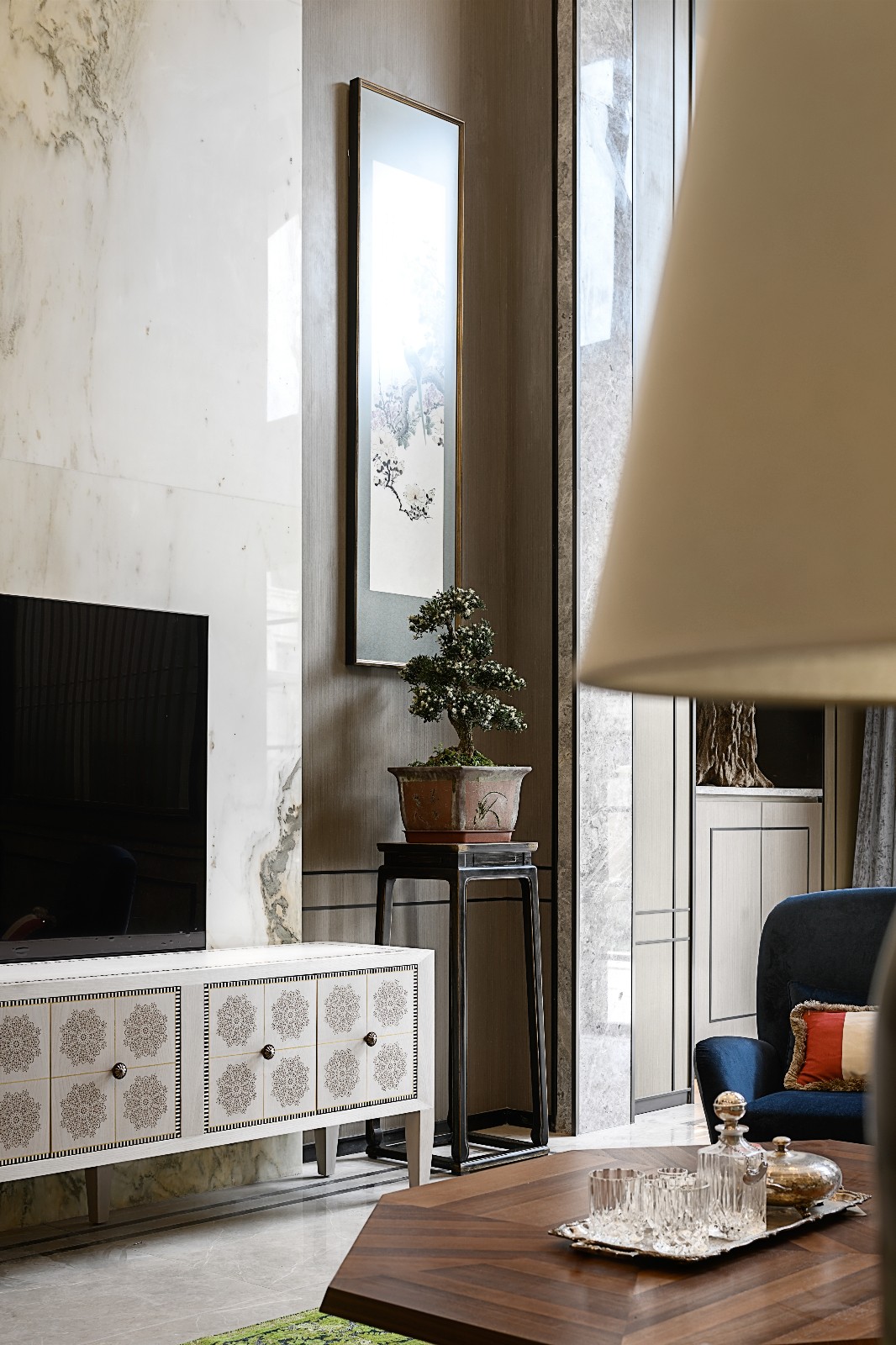 一线江景大宅，现代东方韵味与居家温情完美融合-10