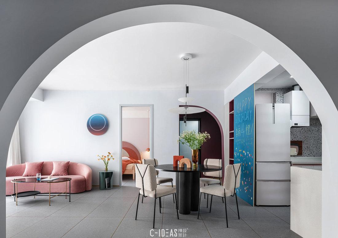 梦幻色彩的平层空间设计丨中国武汉丨武汉陈放设计-18