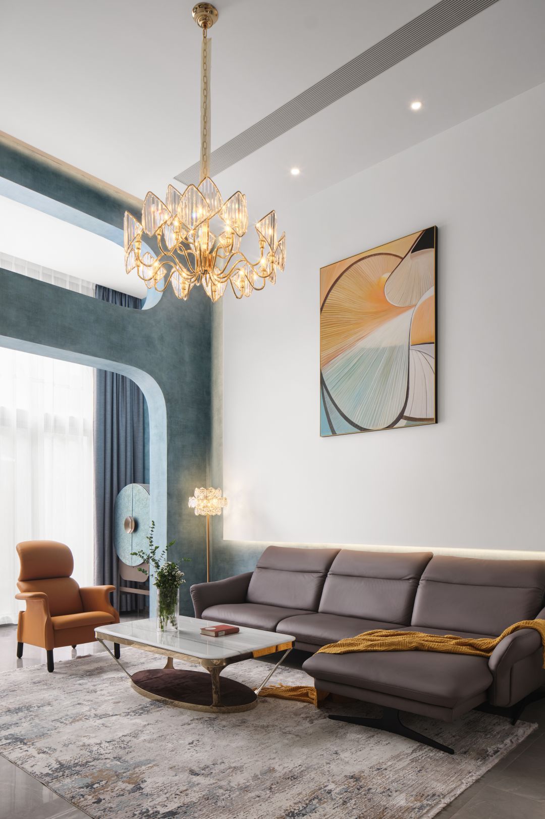 浮岚暖翠 · 南京别墅的现代私宅设计丨中国南京丨纯一空间设计-9