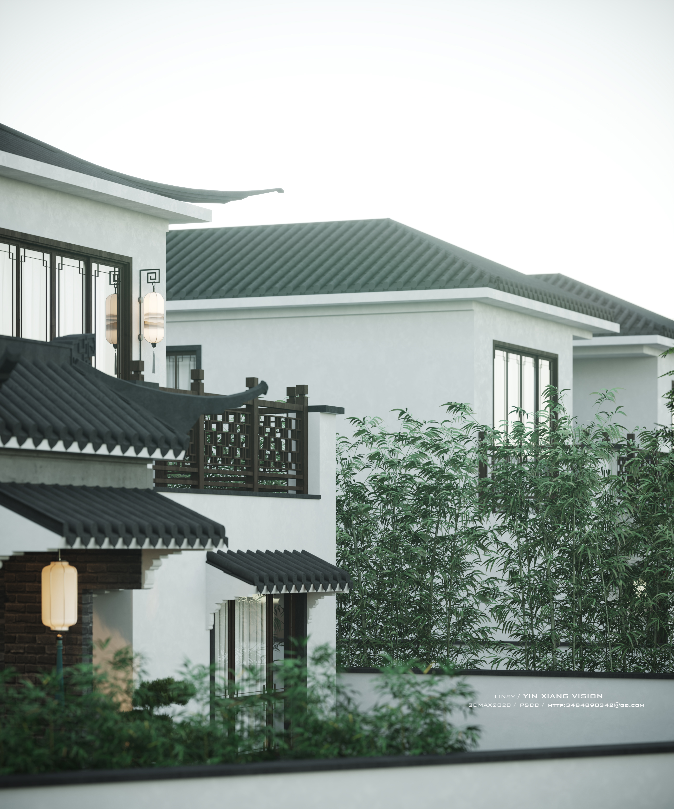 融合传统与现代的中式别墅设计-2