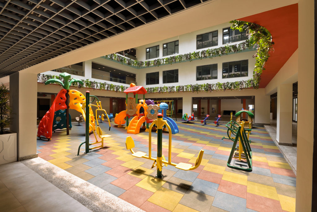 印度加尔各答某学校外立面及室内设计项目丨Abin Design Studio-41