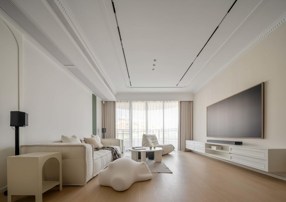 轻法式奶油风·140m²江景平层旧房改造丨中国广州-36