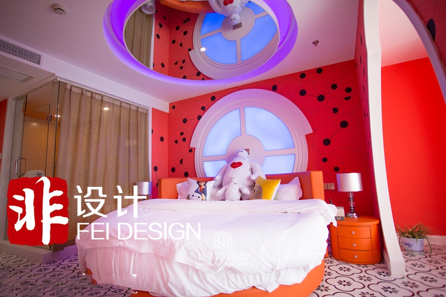 情侣酒店设计实景图-4