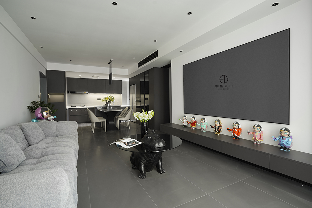 95.3㎡现代极简的家，从两个人的爱情故事说起-7