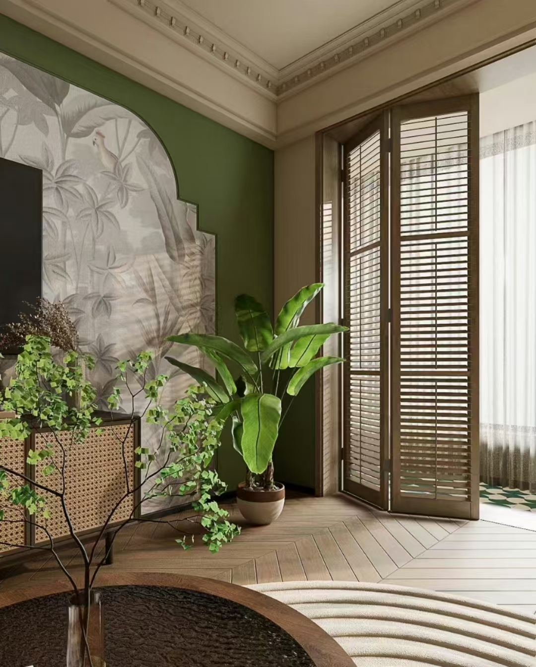 南洋复古风装修设计-8