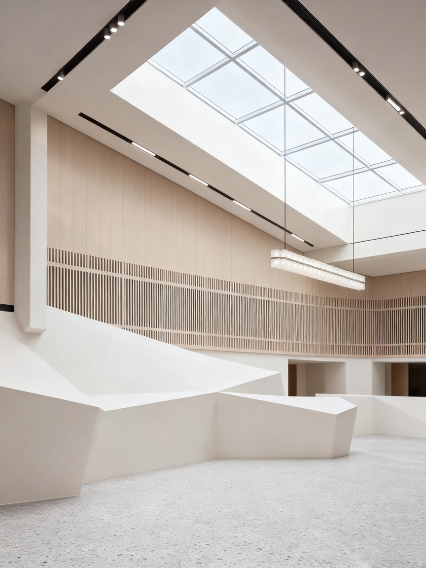 现代极简风格的建筑空间设计适合哪些场所？-1