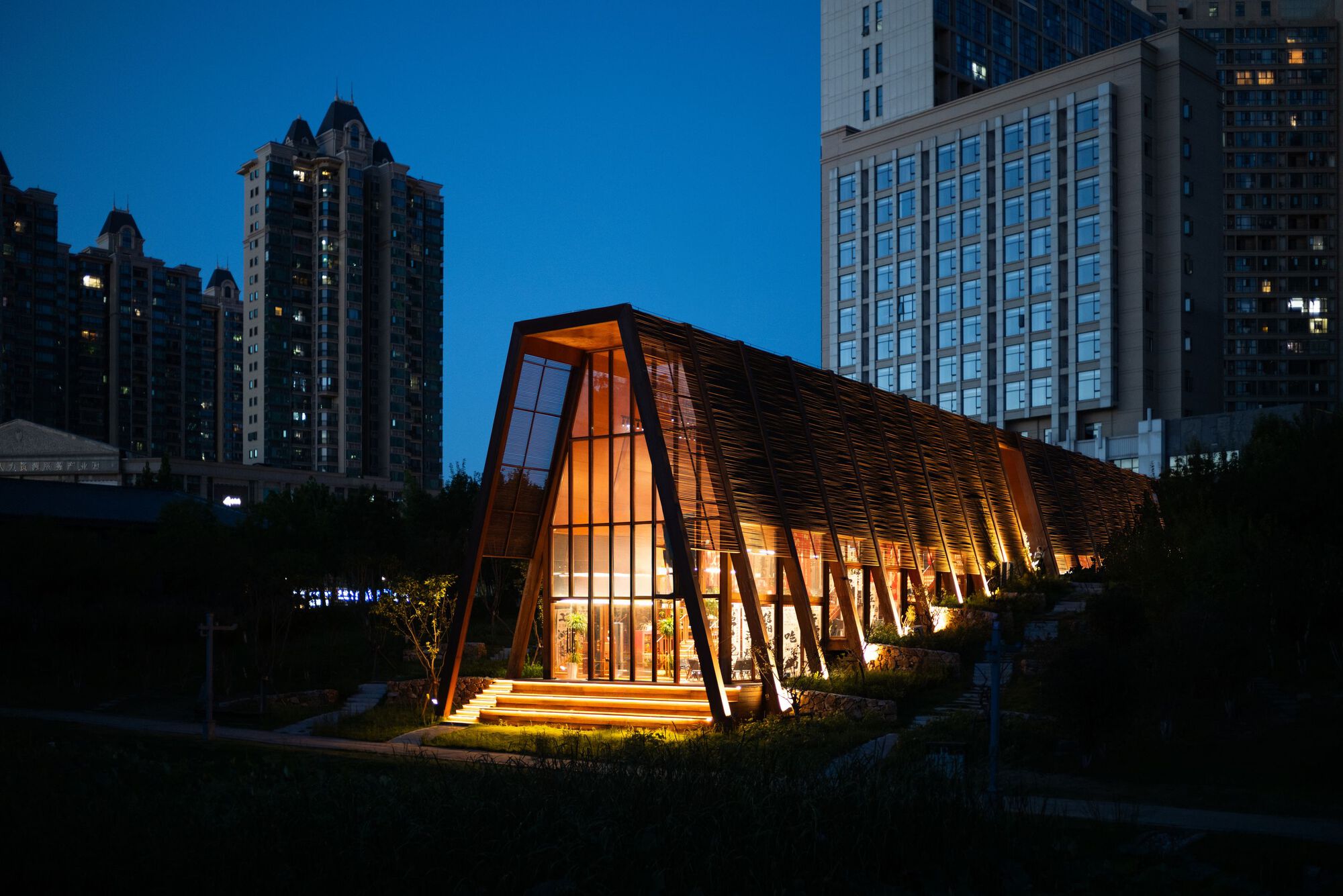 知识殿堂丨中国信阳丨Christoph Hesse Architects-38