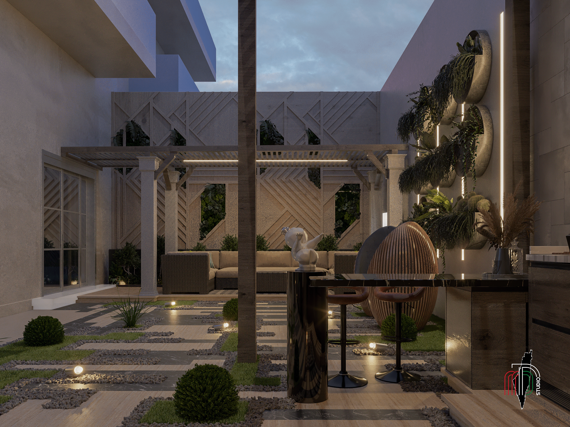 B3 景观设计 · 现代景观设计丨埃及丨MUHAMMAD TALAAT DESIGN STUDIO-39