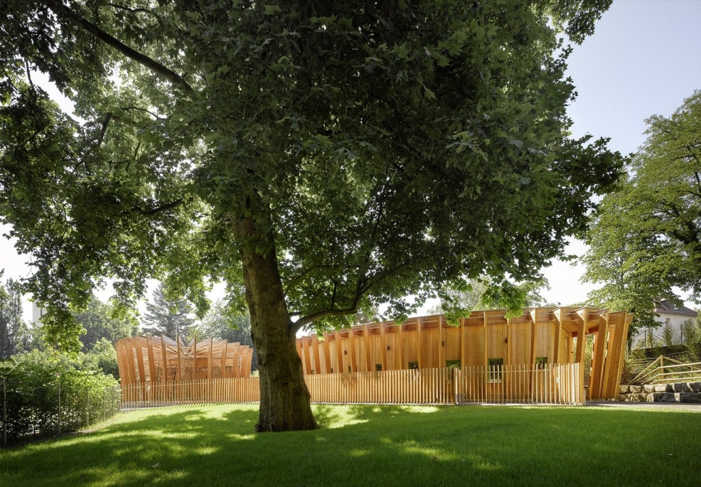 Öhringen动物园内木结构建筑工程丨德国-38