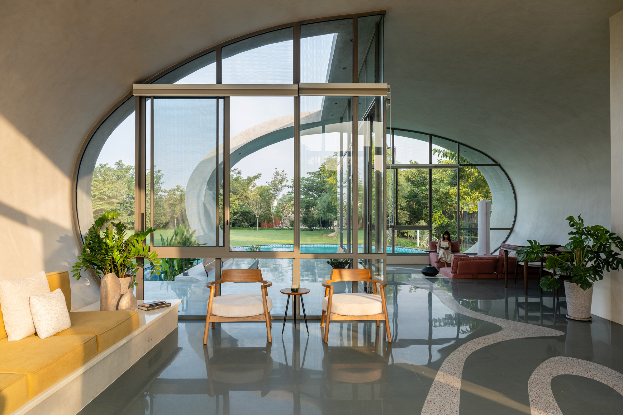 阳光房丨印度丨Achyutam Designs-11