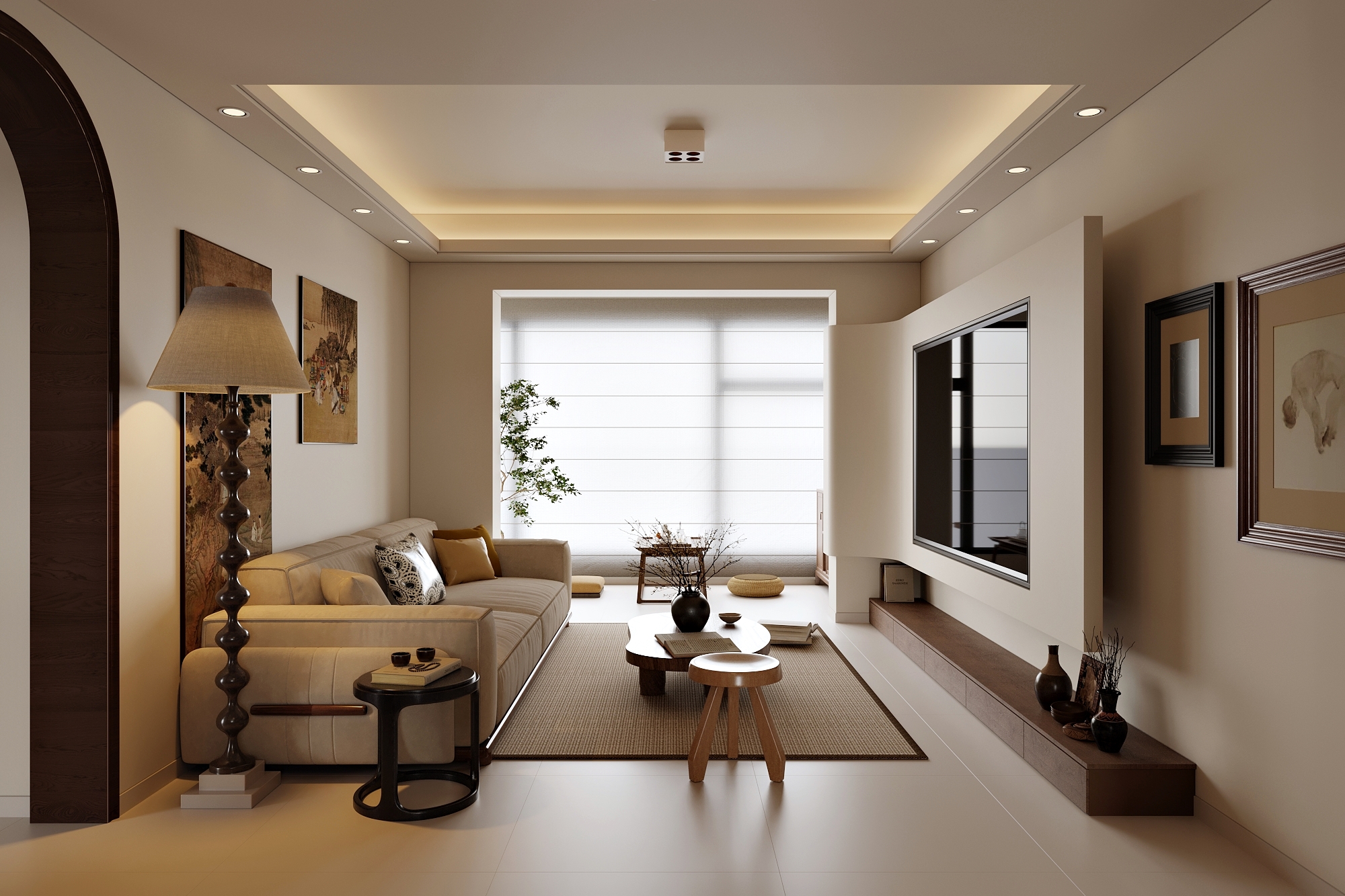 奶油中古风客餐厅-6