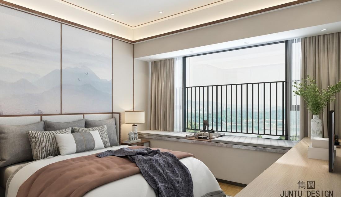 现代中式家居，拆墙扩容空间，原木与玻璃的通透之美-19