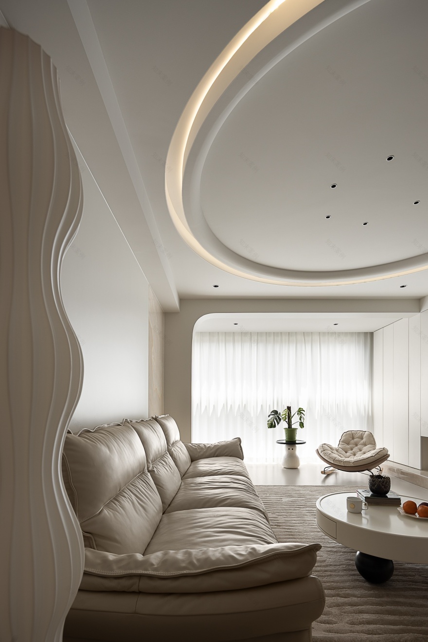 140㎡阳光容器 把光揉进每个平方的极简主义丨中国杭州丨SJD春茉空间设计-0