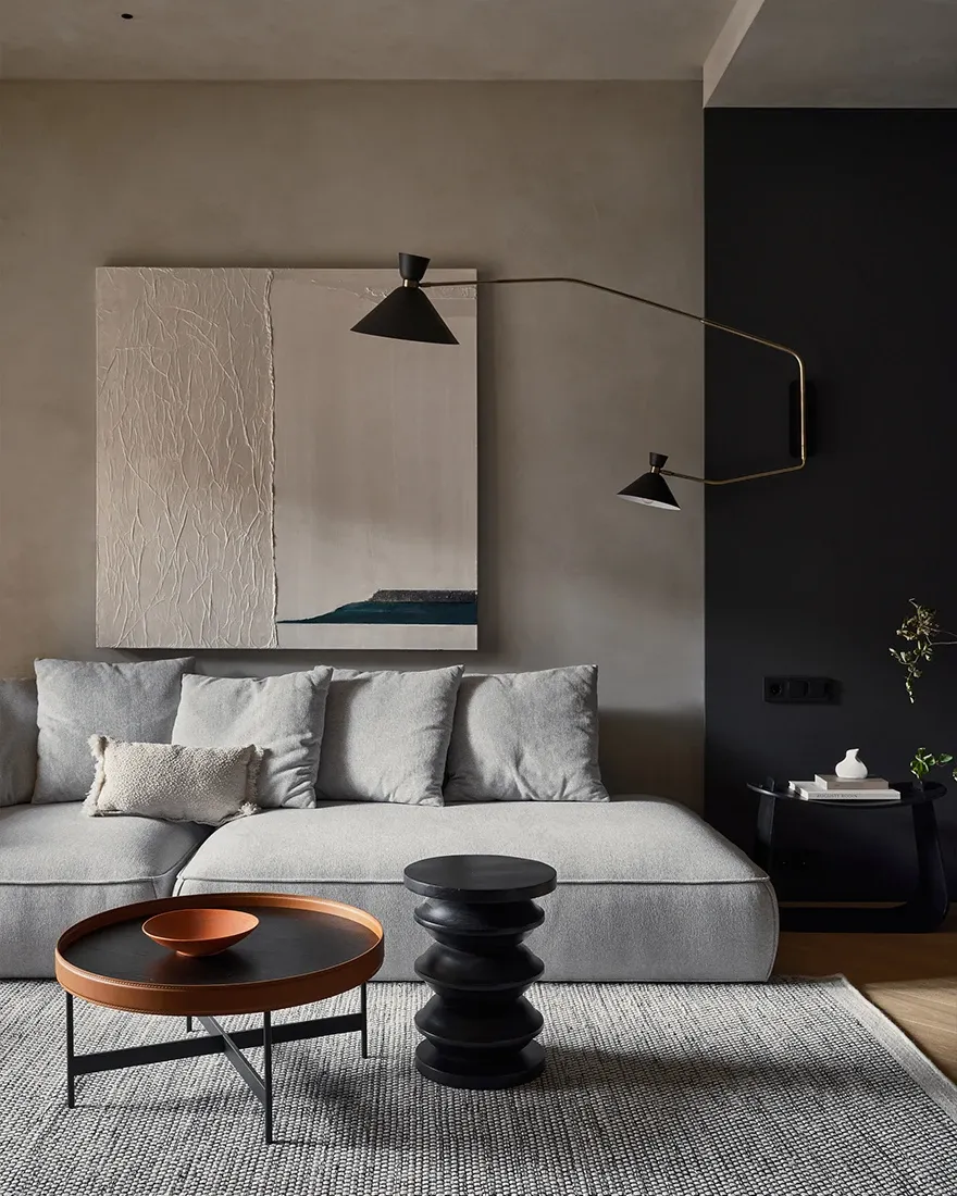 90平米深色青年IT人士公寓设计丨俄罗斯圣彼得堡丨A&R Interiors(亚历山大·阿加波娃,玛格丽塔·普什卡列娃)-20