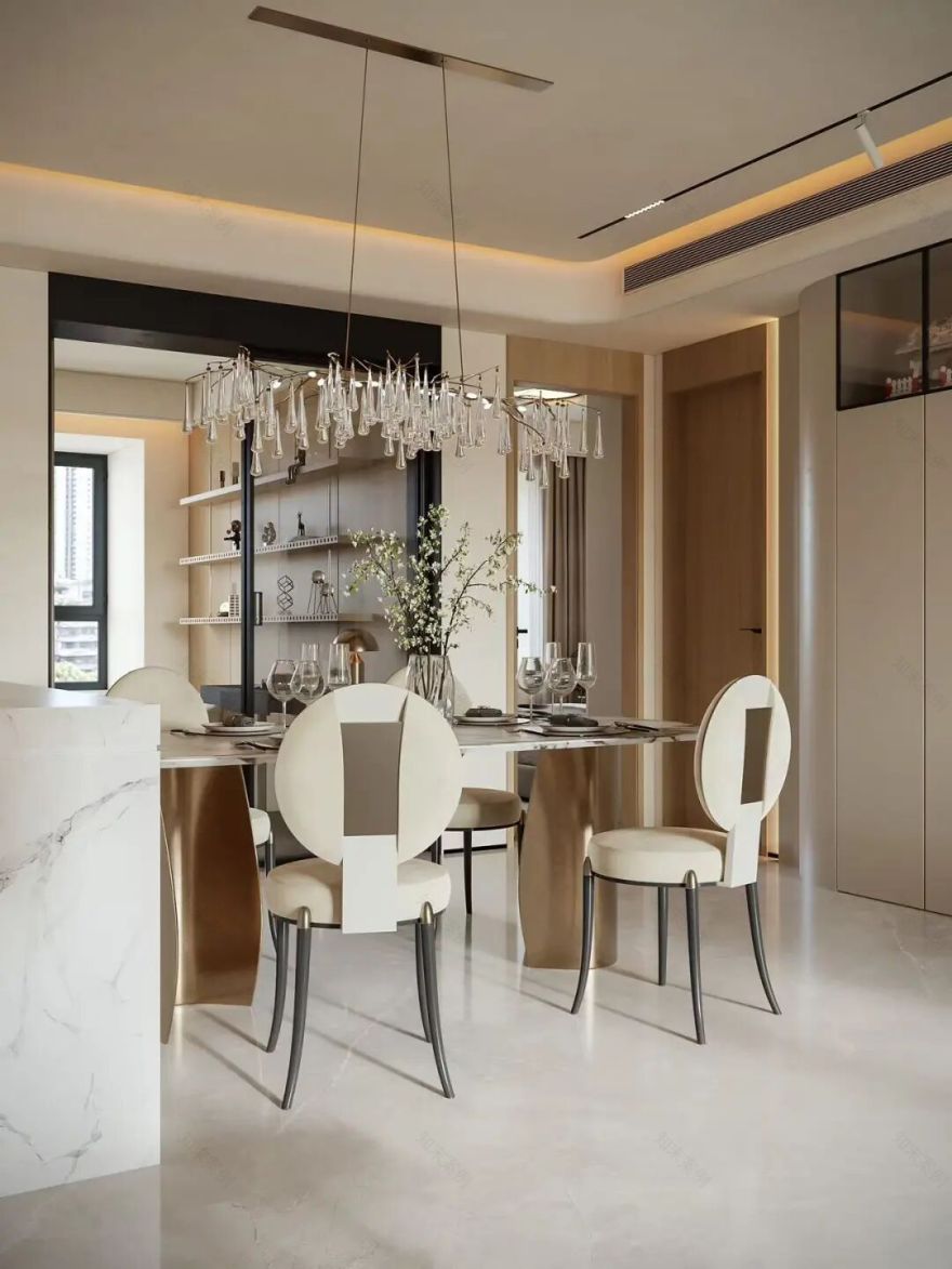 P.W.璞物设计新作|苏河湾壹号品意式轻奢-10