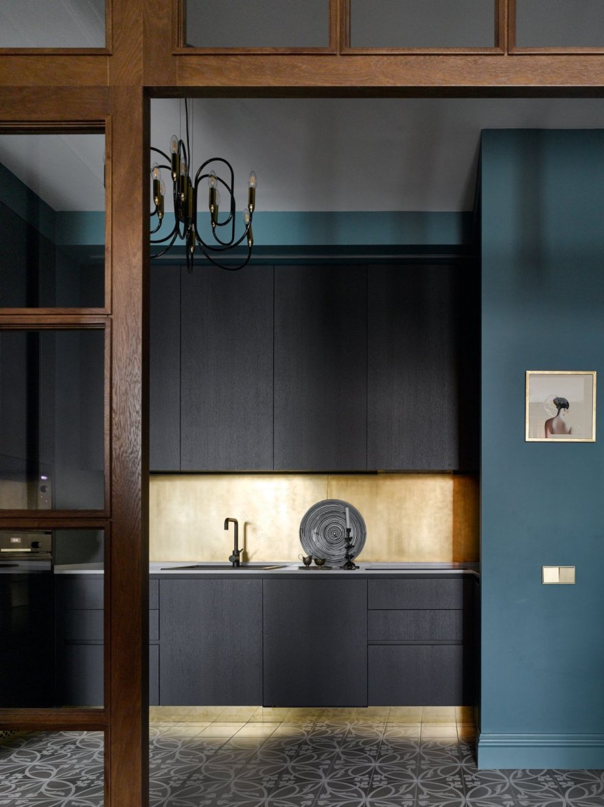 莫斯科湖畔传统风格经典公寓-4