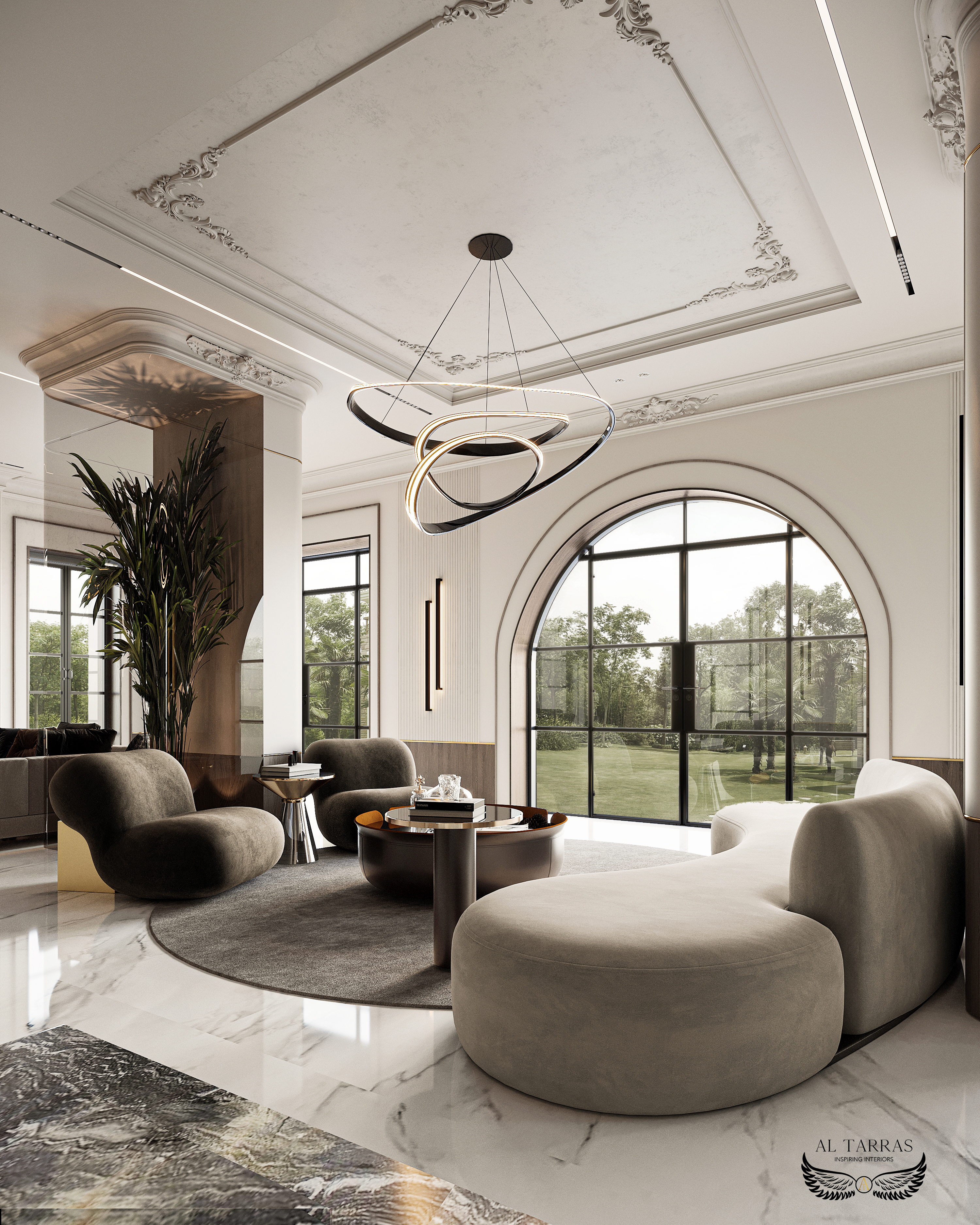 地下室客厅丨埃及开罗丨?????? design house-8