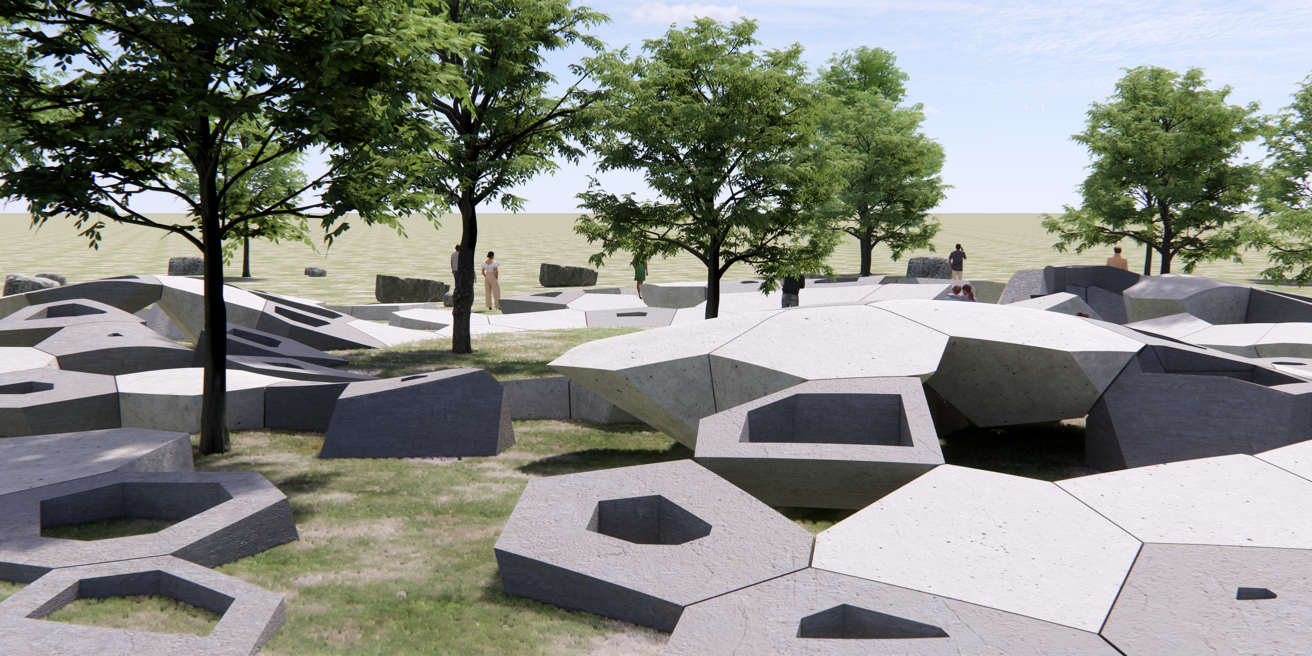 圆形沃罗诺伊景观-11