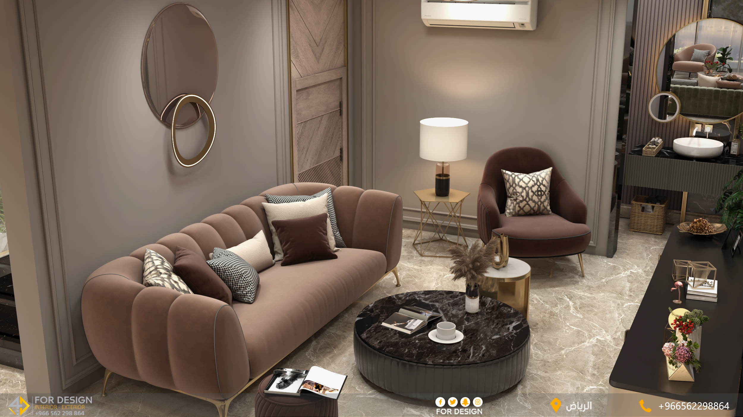 Living area in K.S.A, TRY 2-8