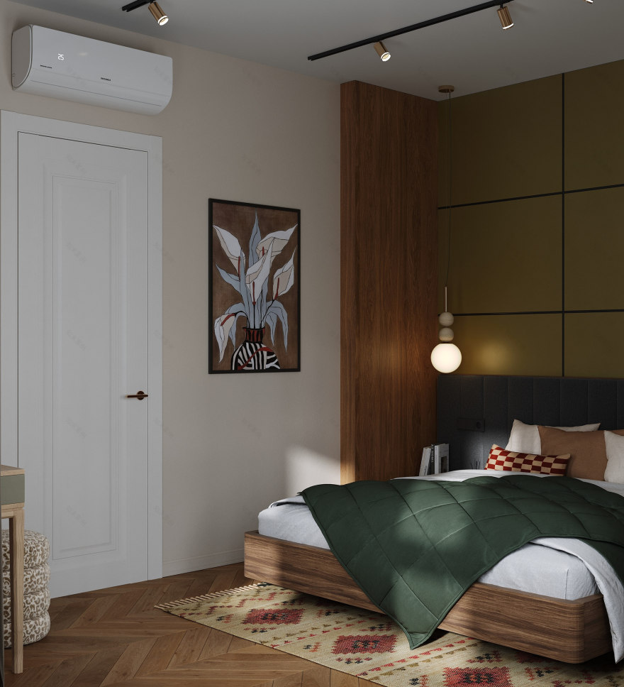 带南方风格的公寓设计丨俄罗斯莫斯科-22