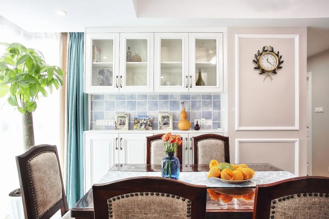 境远装饰 | 110㎡美式风空间,稳重典雅的舒适之家-3