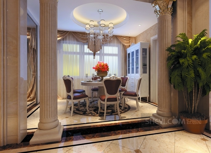广电兰亭都荟四居室简欧风格-2