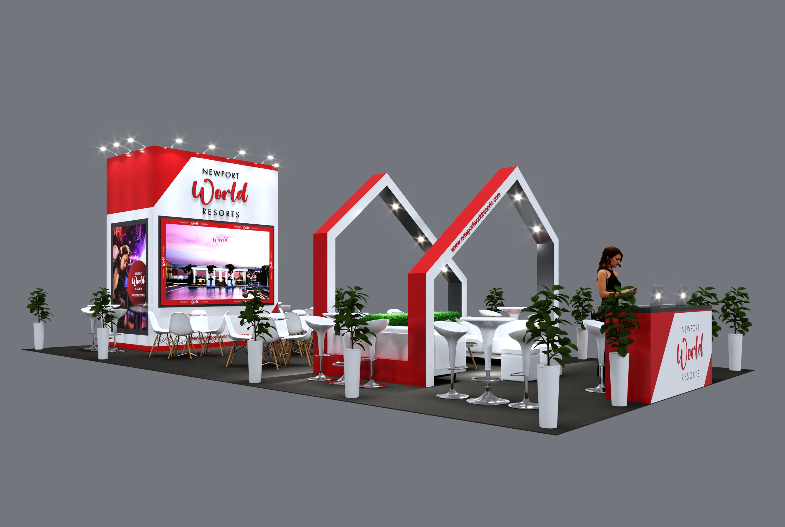 NewPort World Resorts - Exhibition Booth Design-1