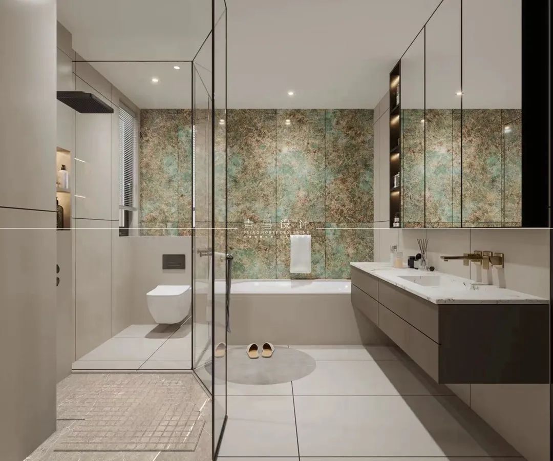 龙湖景粼天序现代别墅设计丨青马别墅空间设计-44