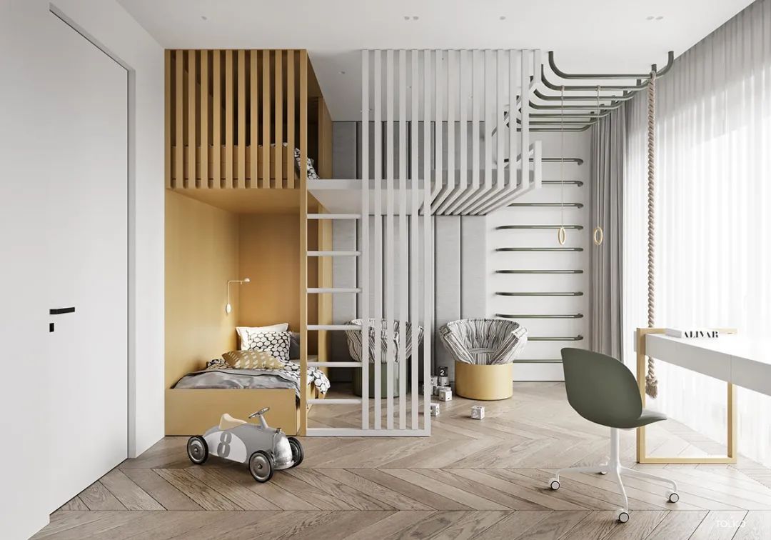 50 个现代儿童房设计案例-50