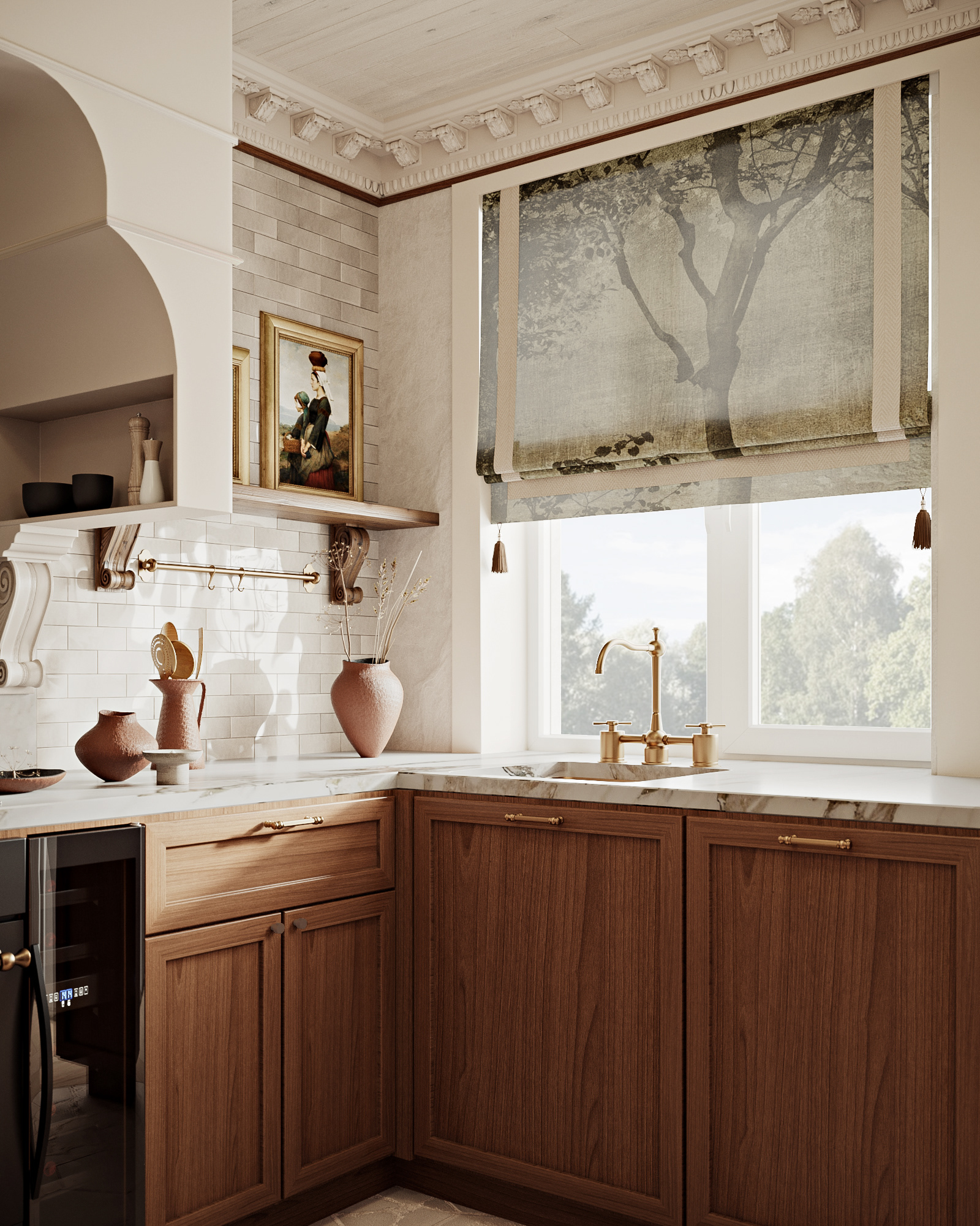 The kitchen in the old house-1