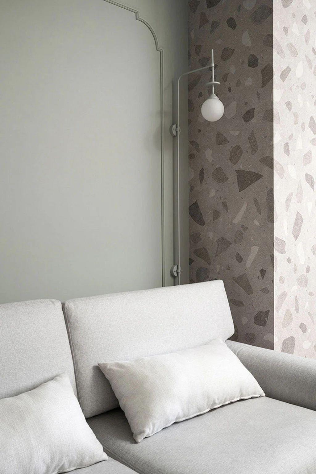 多彩不规则布局公寓，大胆壁纸打造现代时尚空间-23