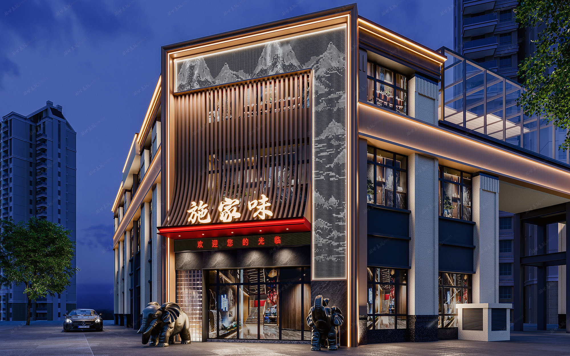 工装丨餐厅丨包厢-12