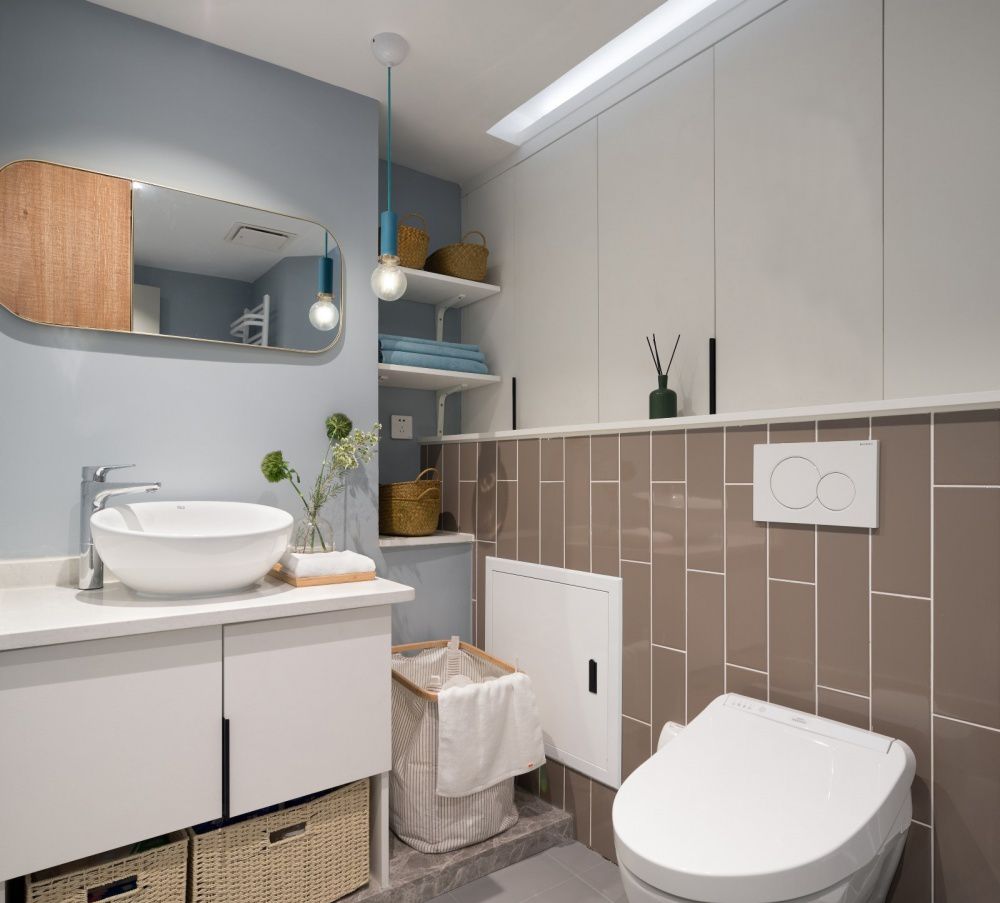 小卫浴空间装修宝典,让 3-6㎡的浴室焕然一新-8