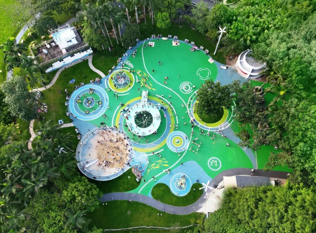 深圳城市记忆洪湖公园:荷塘月色主题儿童乐园丨龙祥康体设计施工整体案例-10