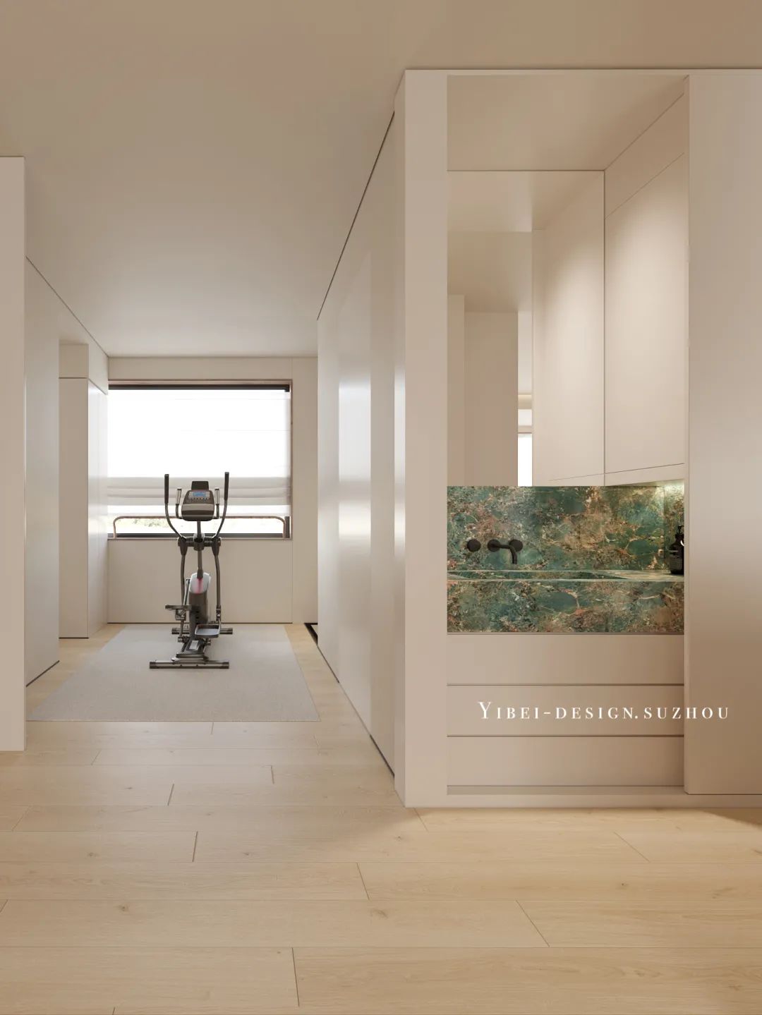 奶油极简,温馨家居的时尚表达丨中国苏州丨YIBEI DESIGN-27