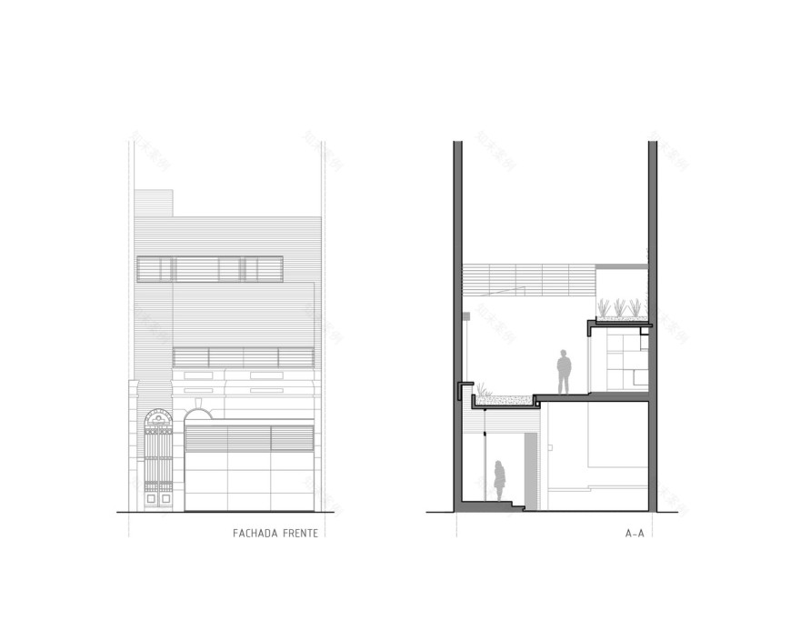 阿根廷“绿意盎然”的三层住宅设计-46