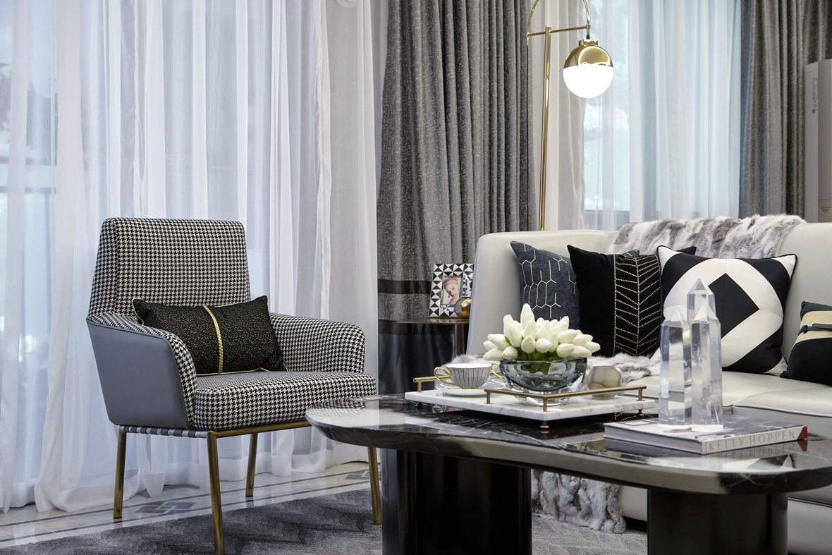 中山万科城轻奢样板间，低调优雅的生活美学-7